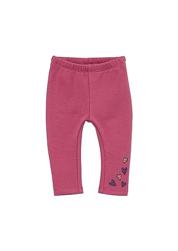 s.Oliver Dziewczęce legginsy z nadrukiem, Rosa, 74 cm