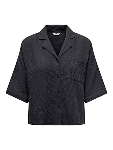 ONLY Onlthyra Ss Shirt Noos WVN bluzka damska, Phantom, XL