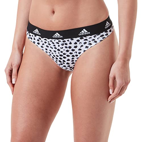 adidas Damskie majtki stringi, White&print, S