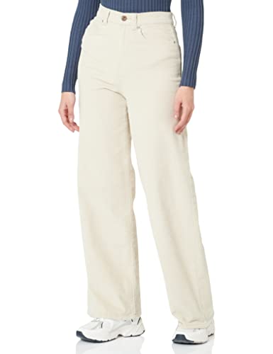 ONLY Damskie spodnie Onlhope Global Ex Hw Wide Cord PNT Highwaisted, szerokie spodnie, owsianka, 42W / 32L