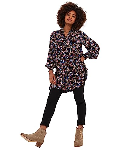 Joe Browns Damska sukienka koszulowa Ditsy w kwiaty, tunika smock, wielokolorowa, 6, multi, 32