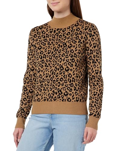 Viril L/S Leo Knit Top/Ka, beżowy, M