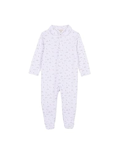 Gocco Pijama Largo Estampado Zestaw piżamowy dla chłopca, kolor biały OPTICO, regularny, Blanco Optico, Rozmiar uniwersalny
