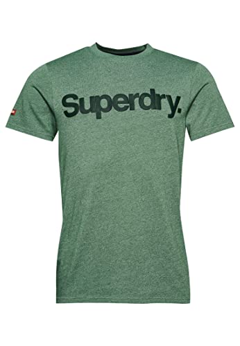 Superdry Koszulka męska z nadrukiem, Portland Green Grit, XXS
