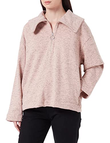 United Colors of Benetton Damska koszulka M/L 38v2d3003 bluza z kapturem, blady róż 6B9, XL
