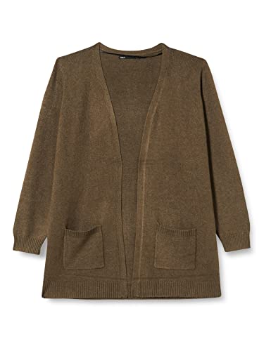 ONLY Onllesly L/S Open Cardigan Knt Noos Kardigan Kobiety, Kalamata / Szczegóły: melanż, 3XL
