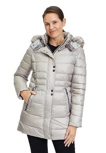 Gil Bret Damska kurtka pikowana sztuczny puch, 7322 Dark Beige, 38