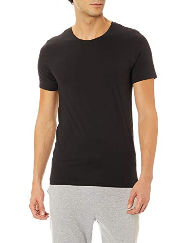 Calvin Klein S/S Crew Neck Koszulka męska, Czarny (czarny 001), XL