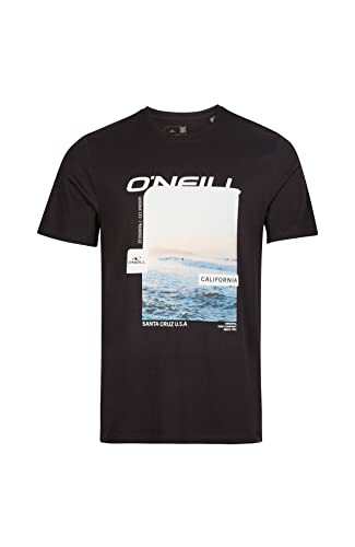 O'Neill Męski T-shirt z krótkimi rękawami, podkoszulek, 19010 czarny, XXL/3XL (opakowanie 3 szt.)