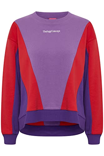 THEJOGGCONCEPT Bluza damska JCSAFINE V, 201532/Chive Blossom Mix, XS