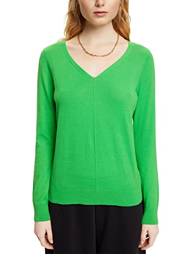 ESPRIT Damski sweter 023EE1I324, 310/GREEN, S, 310/Green, S