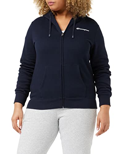Champion Damska bluza z kapturem American Classics Full Zip, niebieski morski, S