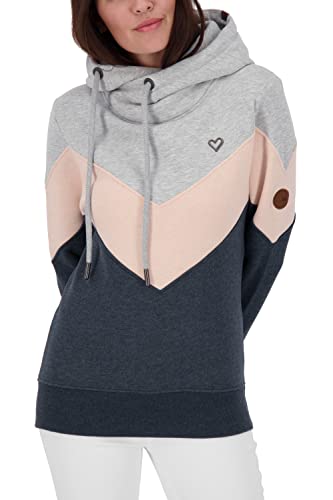 Alife and Kickin damska bluza StellaAK A bluza damska bluza z kapturem bluza sweter sweter XS-XXL, morska melanż, granatowy melanż
