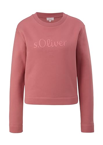 s.Oliver damska bluza z nadrukiem logo, pomarańczowa, 44, pomarańczowy, 44