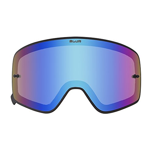 O'NEAL | Części zamienne do gogli motocrossowych | MX MTB | Maksymalna transmisja światła, 100% ochrona przed promieniowaniem UV | B-50 Goggle Czarny SPARE LENS | Radium Blue | Jeden rozmiar