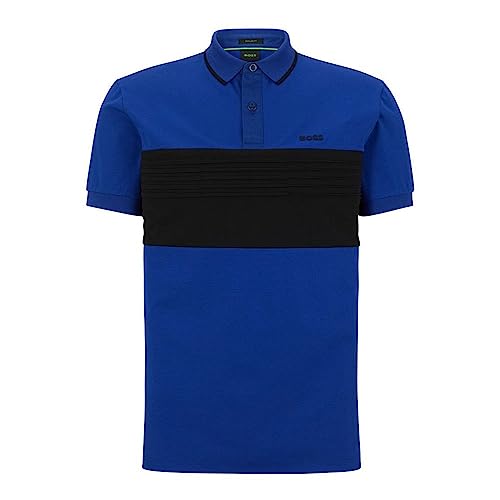 BOSS Męska koszulka polo Pavel, Bright Blue438, XXL