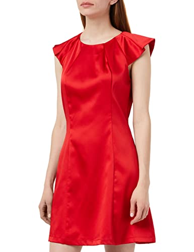 Naf Naf Evelyne R1 Sukienka koktajlowa, Czerwona Reflektor, Normalna Kobieta, czerwony latarnia, 38