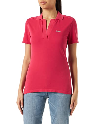 BOSS C_etri Jersey_Top damski, Medium Pink660, M