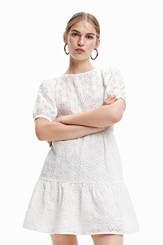 Desigual Sukienka damska, biały, XS