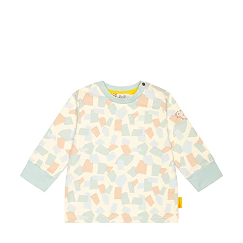 Steiff Chłopięca bluza z kapturem z pluszową głową bez ściskania, Eggnog, 74