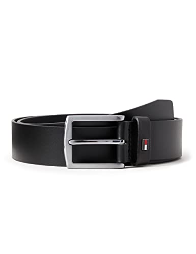 Tommy Hilfiger skórzany pasek Denton skórzany 3.5, czarny, 85