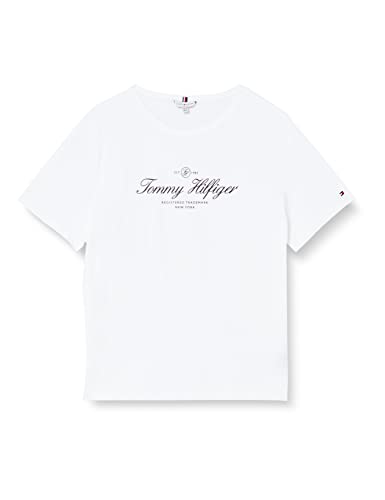 Tommy Hilfiger Damskie topy z dzianiny S/S, Th Optic White, 50