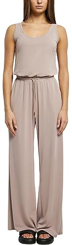 Urban Classics Ladies Long Sleevless Modal Jumpsuit, Koszulka Damska, Duskrose, Duskrose, L