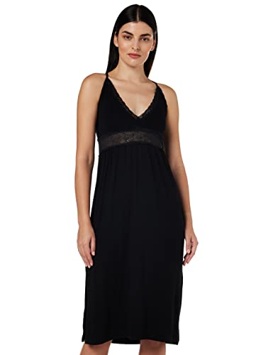Trendyol Damska bluza z kapturem w stylu Black Ruched, czarny, M