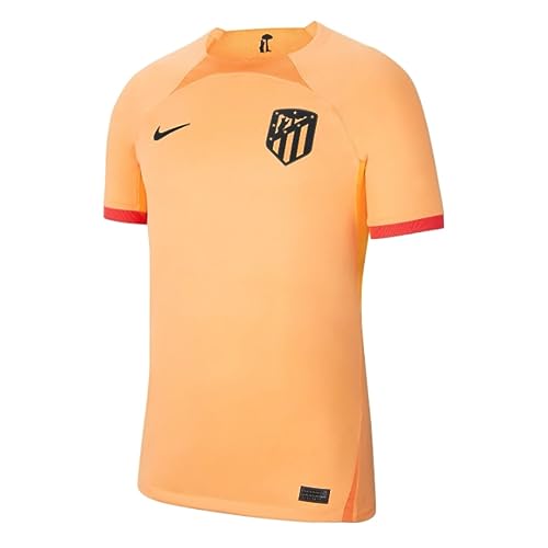 Nike Męska koszula ATM Dry Fit Stad w kolorze brzoskwiniowym/pomarańczowy/czarny, S, Kolor brzoskwiniowy/pomarańczowy/czarny, S