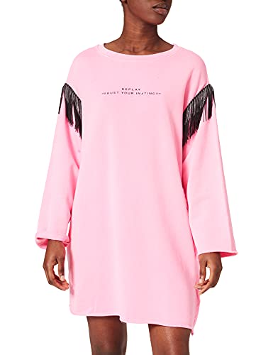 Replay Bluza damska, 367 Candy Pink, XL