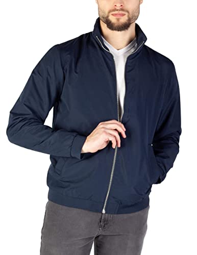 JACK&JONES Męska kurtka bomberka JEROY Harrington, Navy Blazer, XXL, granatowy blezer