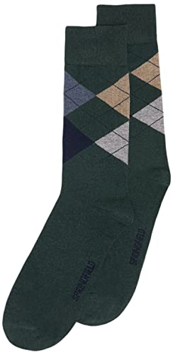 Springfield Skarpetki Rombo Mężczyzna, Zielony (Zielona Bottle), Large