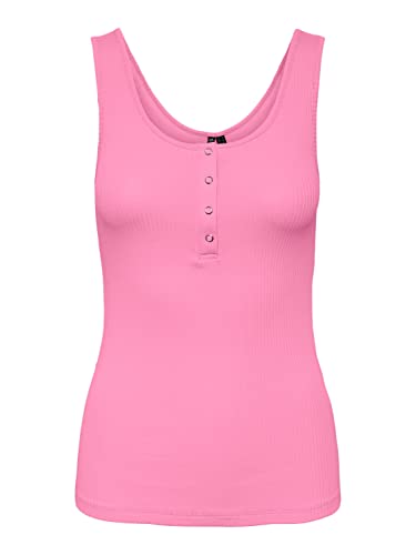 PIECES Damski Tank Top Noos Bc T-Shirt, Begonia Pink, M