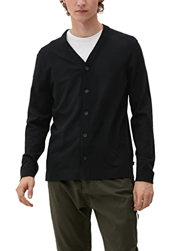 Q/S by s.Oliver Męska kurtka z dzianiny, czarna, S, czarny, S