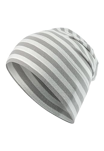 Sterntaler Chłopięca GOTS czapka typu Slouch-Beanie, jasnoszara, 39