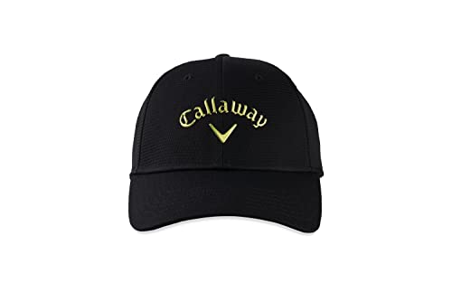 Callaway Golf męski HW CG Liquid Metal ADJ BLK/YLW 22 czapka, czarny/żółty, jeden rozmiar