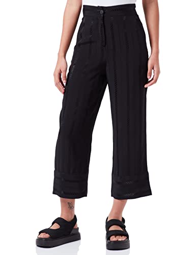 Sisley Spodnie damskie 4Q1WLF013, 700 Nero, 48