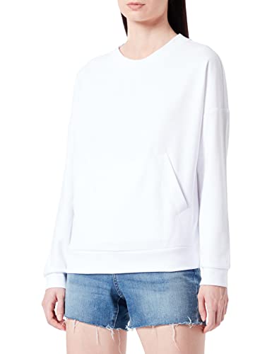 United Colors of Benetton Damska bluza z kapturem, biały 101, XS