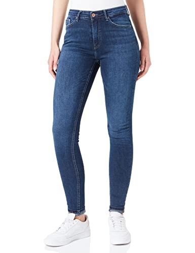 ONLY Damskie spodnie jeansowe skinny, niebieski (Dark Blue Denim), M / 32L