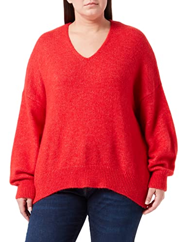 BOSS Damski sweter z dzianiny w kolorze jasnoczerwonym, XL (DE)