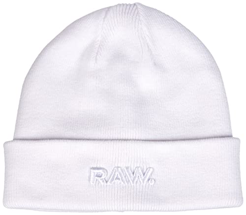 G-STAR RAW Czapka męska Effo Raw Long Beanie Hat, Wielokolorowy (Bright White B146-1322), jeden rozmiar