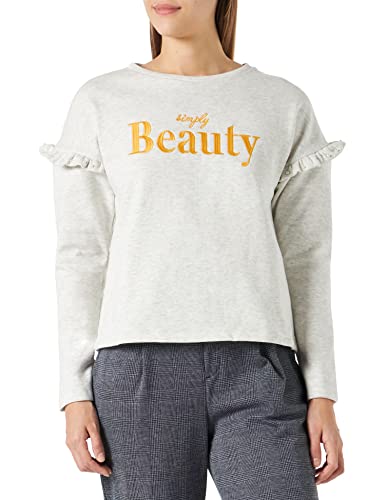 Springfield Damska bluza Beauty, kolor piaskowy, 42, kolor piaskowy, L