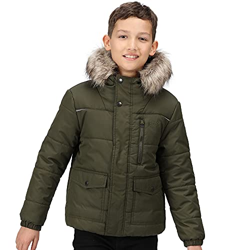 Regatta Dziecięca kurtka Parvaiz uniseks, Ciemne khaki, 13 Lata