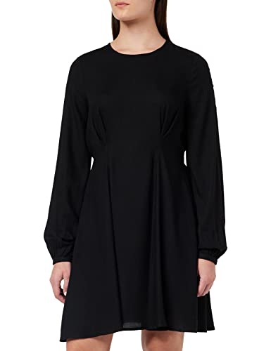 VERO MODA Women's VMKITTIE MDOT LS Short Dress WVN sukienka, czarna, XS