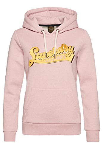 Superdry Vintage Scripted Coll Hood Bluza damska, Miękki różowy Marl, 32