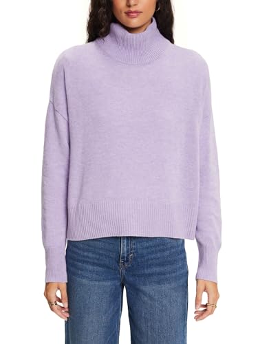 ESPRIT Sweter damski, 574/Lavender 5, XXL