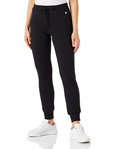 Champion Damskie spodnie treningowe American Classics z logo C, czarny, M