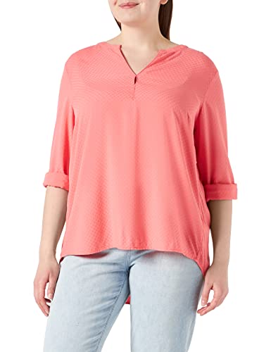 TOM TAILOR Damski bluzka ze strukturą 1031250, 26200 - Strong Peach Tone, 32