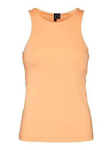 VERO MODA Damska koszulka Vmbianca Sl Tank Top Noos Tanktop, Mock Orange, XL