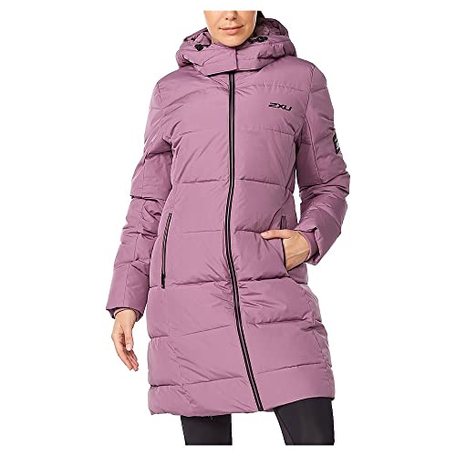2XU Damska kurtka Utility Insulation Longline, Orchidea Mist/czarna, S, Orchidea Mist/czarny, S